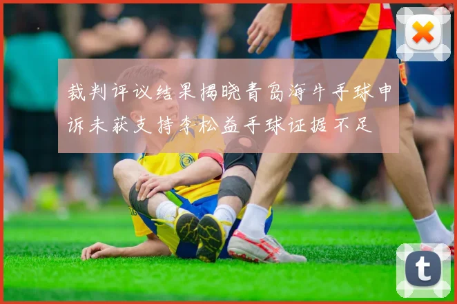 裁判评议结果揭晓青岛海牛手球申诉未获支持李松益手球证据不足